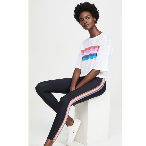 Spiritual Gangster Sparkle Stripe HW Leggings Size Small - Picture 3 of 12